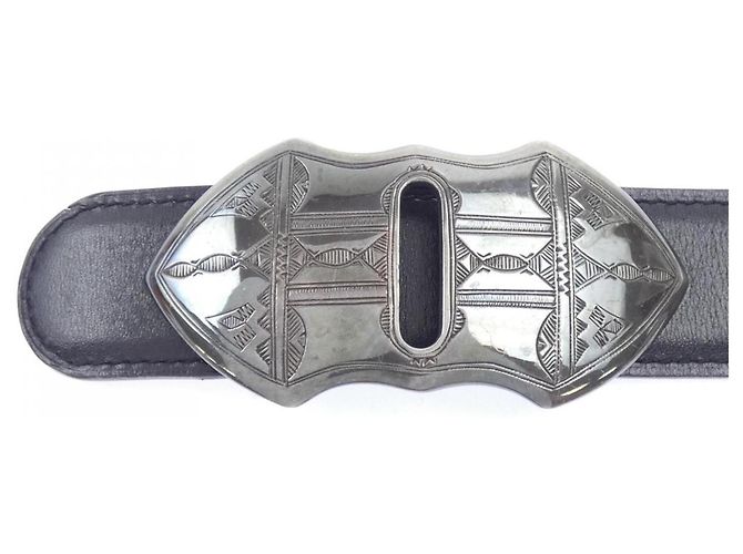 Hermès Hermes Touareg 32mm Wendelgürtel Braun Schwarz - Ansicht 2