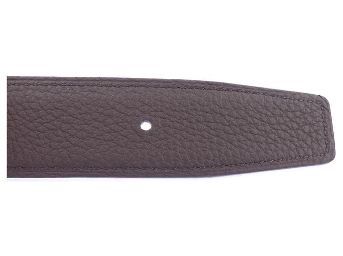 Hermès Cintura reversibile Hermes 32mm Marrone Nero - vista 2