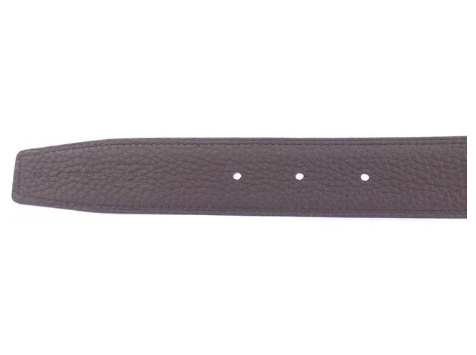 Hermès Cintura reversibile Hermes 32mm Marrone Nero - vista 4