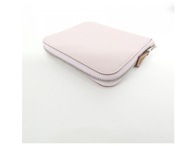 Hermès Cartera compacta de seda Hermes AUNAGE RODEO DES COWGIRLS Rosa - vista 2