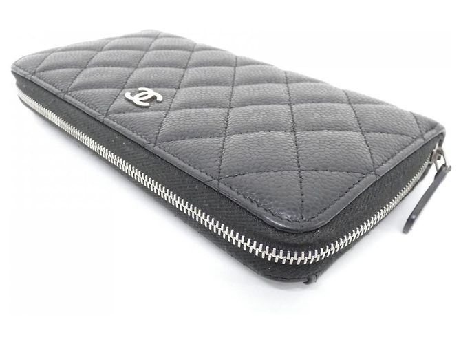 Cartera Chanel Timeless Classic Line AP0242 Negro Burdeos - vista 3
