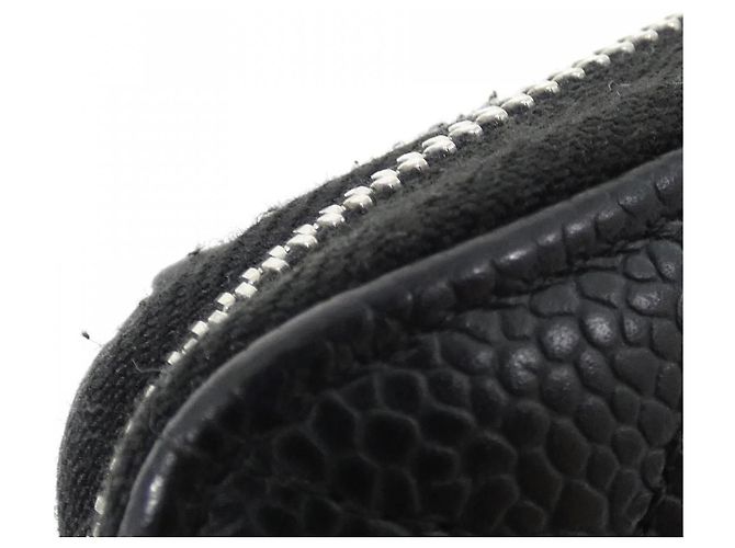 Cartera Chanel Timeless Classic Line AP0242 Negro Burdeos - vista 4