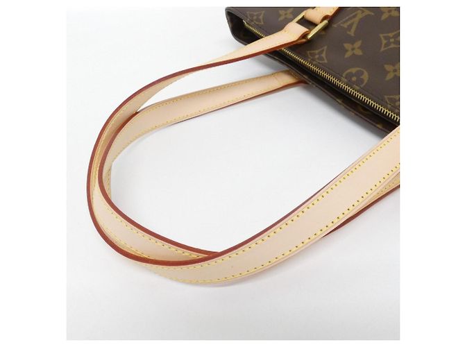 Borsa Louis Vuitton Monogram Cabas Piano Marrone - vista 4
