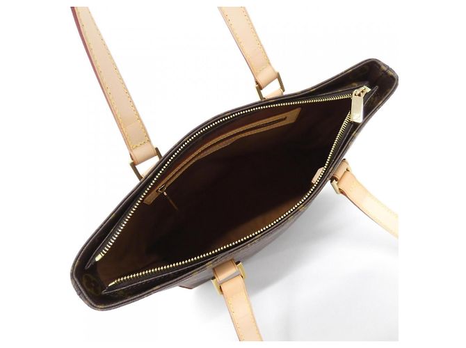 Borsa Louis Vuitton Monogram Cabas Piano Marrone - vista 5