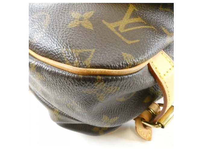 Borsa a tracolla Louis Vuitton Monogram Saumur Marrone - vista 2