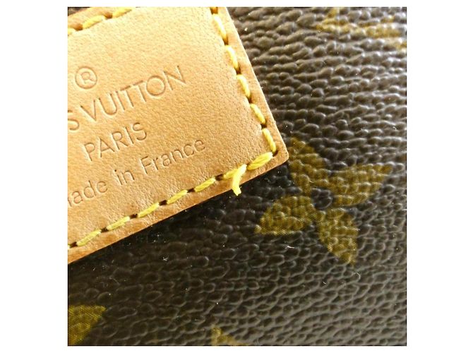 Borsa a tracolla Louis Vuitton Monogram Saumur Marrone - vista 3