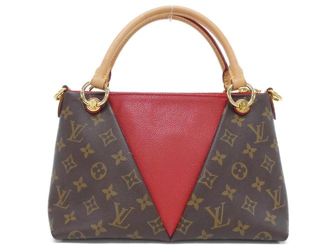 Louis Vuitton Monogram V Tote BB Handtasche Braun Fuschia - Ansicht 2