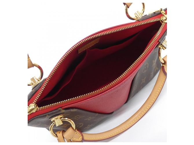 Louis Vuitton Monogram V Tote BB Handtasche Braun Fuschia - Ansicht 8