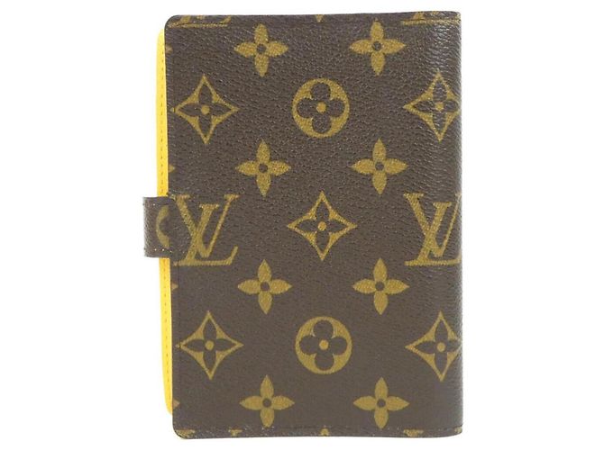 Louis Vuitton Monogram Groom Agenda PM R20019 Organizer Jaune - vue 2