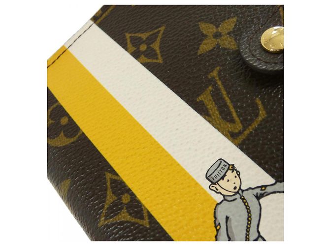 Louis Vuitton Monogram Groom Agenda PM R20019 Organizer Jaune - vue 4