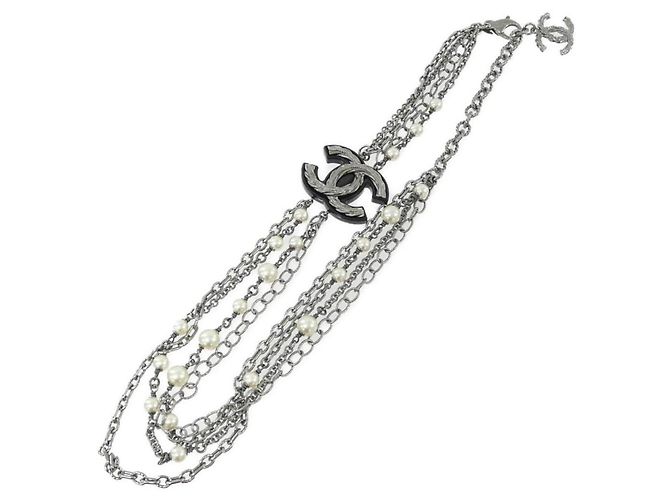 Collana Chanel Bianca e Nera Nero Bianco - vista 2
