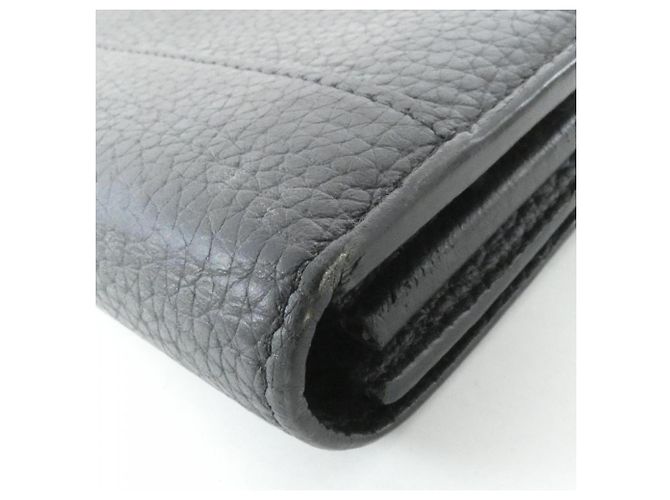 Louis Vuitton Portefeuille Capucines M64551 Wallet Nero - vista 3