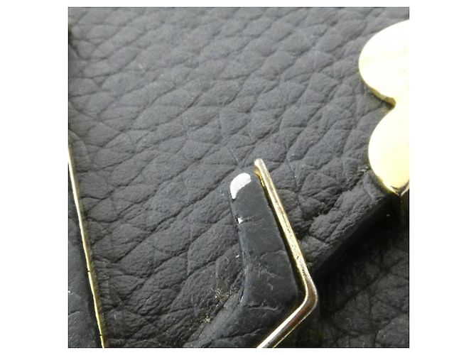 Louis Vuitton Portefeuille Capucines M64551 Wallet Nero - vista 5