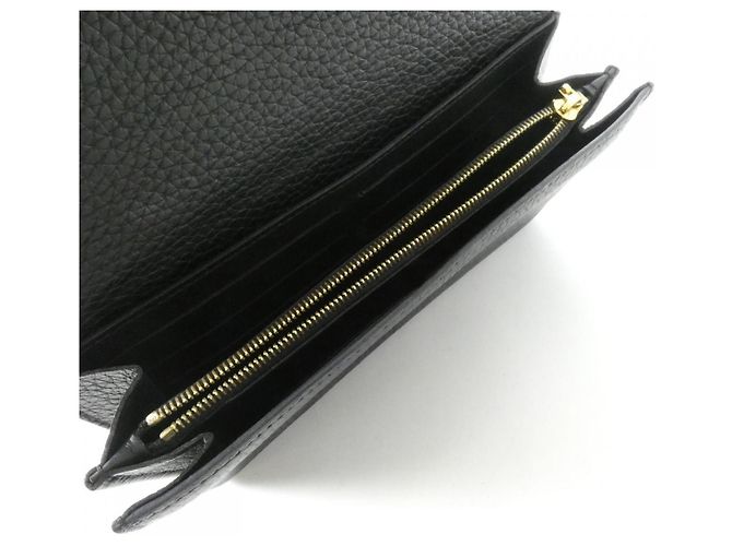 Louis Vuitton Portefeuille Capucines M64551 Wallet Nero - vista 8