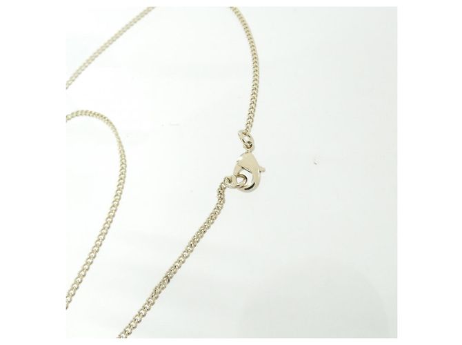 Collar Chanel Clear and Gold Dorado - vista 4