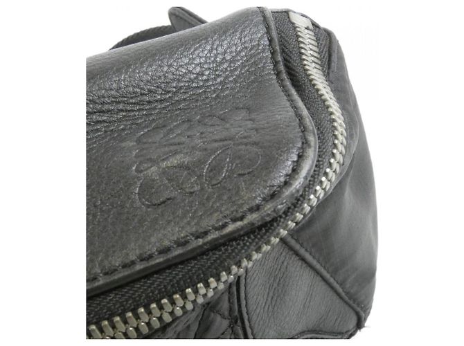Borsa Puzzle Sling Loewe Nero - vista 5