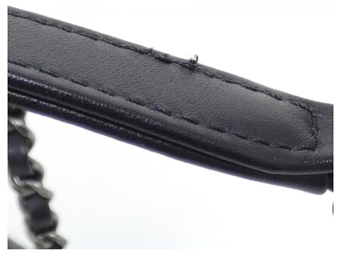 Borsa Chanel in pelle di vitello nera Nero - vista 8