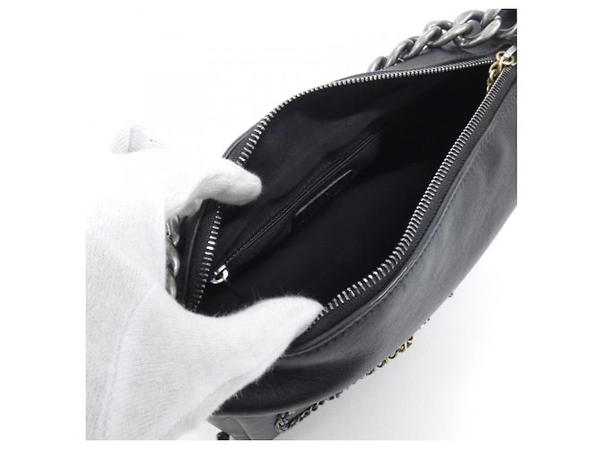 Borsa Chanel in pelle di vitello nera Nero - vista 9