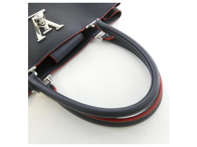 Borsa a mano Louis Vuitton Lockme Day Rosso - vista 5