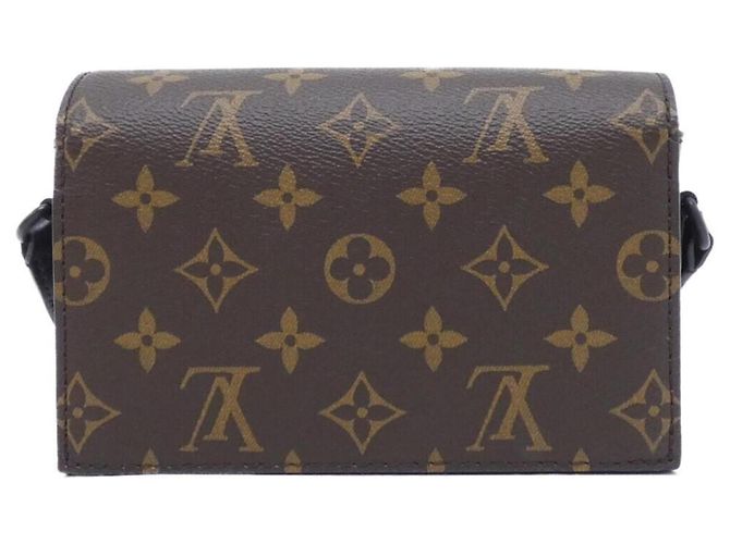 Borsa a tracolla Louis Vuitton Monogram Macassar Steamer Marrone Nero - vista 2