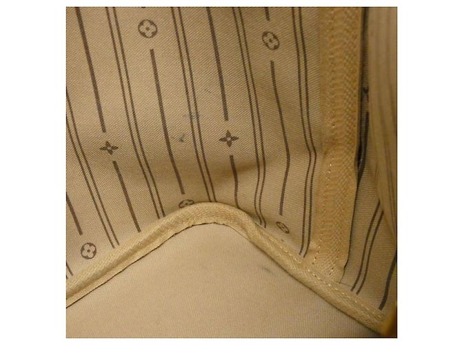 Borsa Louis Vuitton Monogram Neverfull MM Marrone - vista 7