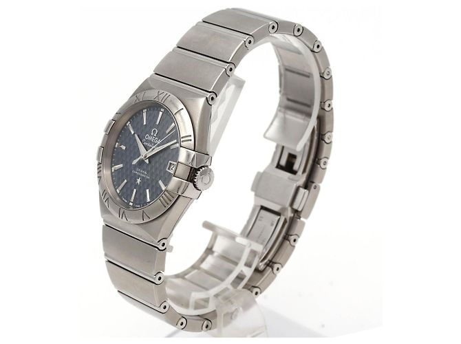 Relógio automático Omega Constellation em aço inoxidável - vista 2