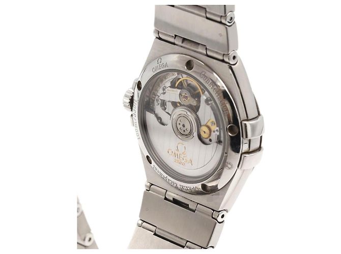 Relógio automático Omega Constellation em aço inoxidável - vista 5