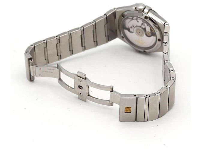Relógio automático Omega Constellation em aço inoxidável - vista 6