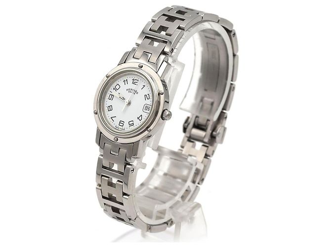 Hermès Reloj de cuarzo Hermes Clipper CL4.210 de acero inoxidable - vista 2