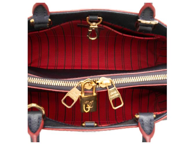 Louis Vuitton Blue Monogram Empreinte Montaigne BB Azul Azul marino - vista 4