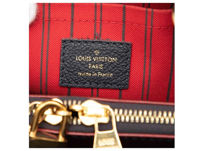 Louis Vuitton Blue Monogram Empreinte Montaigne BB Azul Azul marino - vista 5