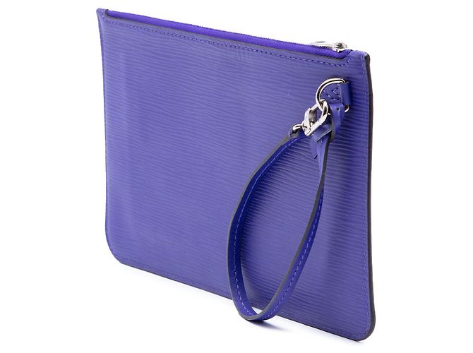Pouch Louis Vuitton Neverfull in pelle Epi viola Porpora - vista 2