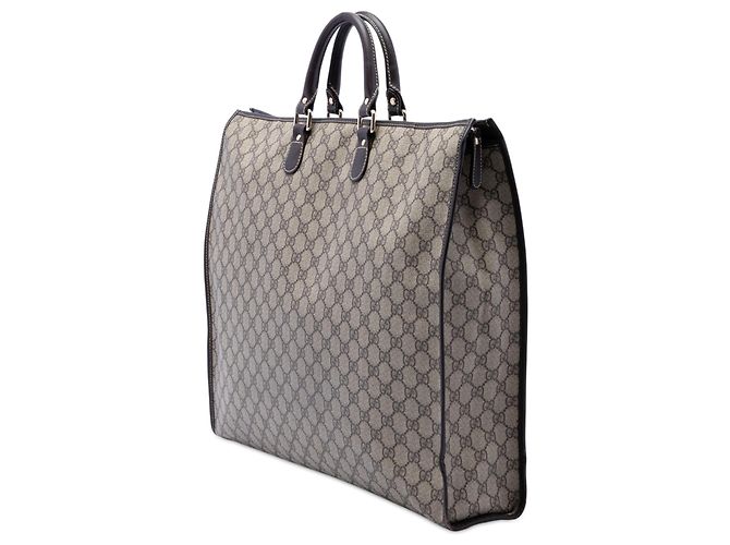 Borsa Tote Gucci Beige GG Supreme - vista 2