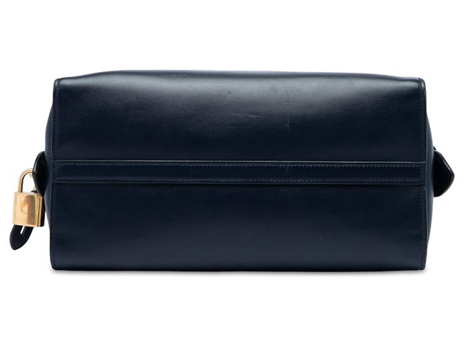 Sac à main Prada Blue Medium Saffiano Trimmed City Calf Greca Esplanade Satchel Bleu Bleu Marine - vue 3
