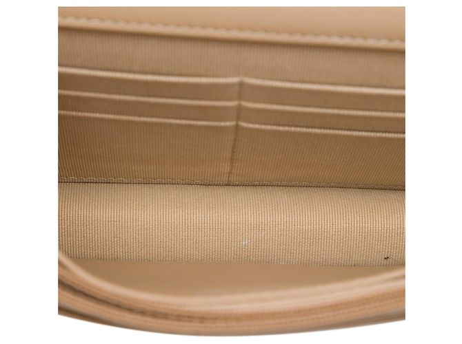Chanel Brown Quilted Shiny Lambskin 31 Wallet On Chain Marrone Marrone chiaro - vista 4