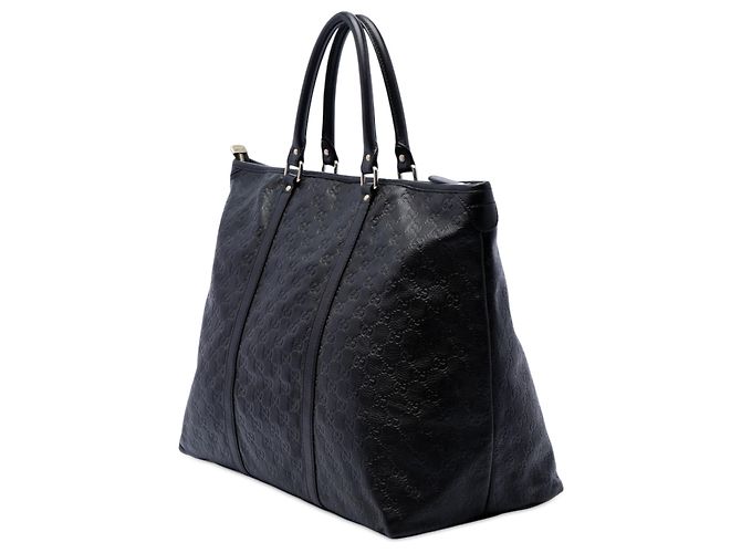 Borsa Weekender Gucci Guccissima Nera Nero - vista 2