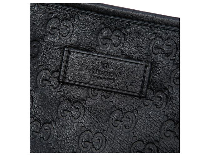 Borsa Weekender Gucci Guccissima Nera Nero - vista 5