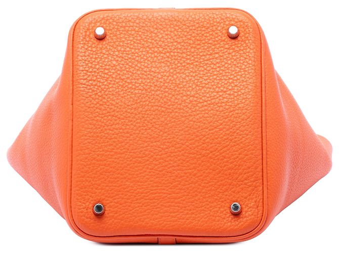 Hermès Orange Clemence Picotin Lock 22 Naranja - vista 3