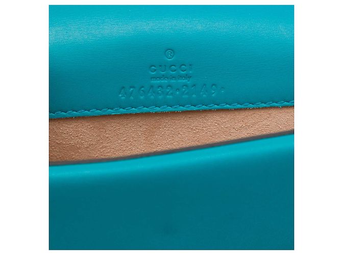 Borsa a tracolla Mini Dionysus in velluto blu Gucci Turchese - vista 5