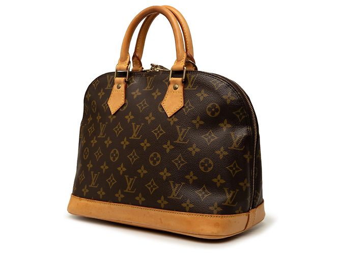 Louis Vuitton Brown Monogram Alma PM Castaño - vista 2