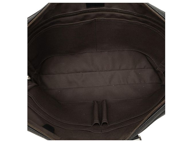 Louis Vuitton Black Damier Infini Porte-Documents Voyage Nero - vista 4
