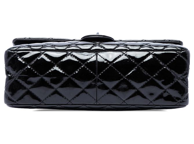 Chanel Black Quilted Patent Reissue 2.55 Double Flap 226 Nero - vista 3