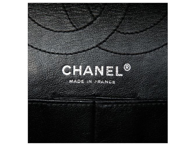 Chanel Black Quilted Patent Reissue 2.55 Double Flap 226 Nero - vista 5