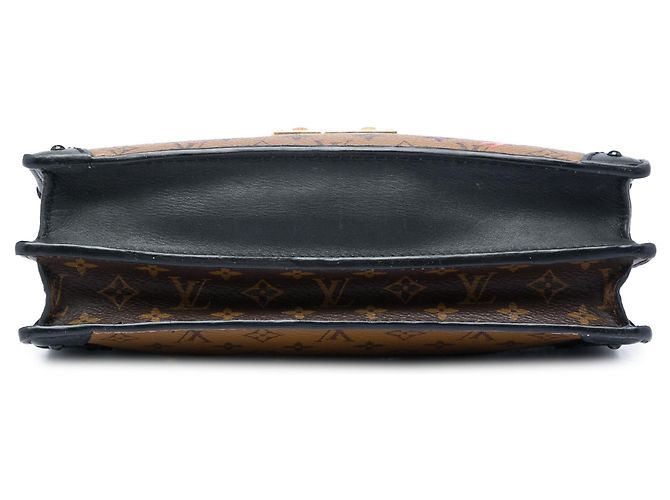 Louis Vuitton Brown Monogram Reverse Trunk Clutch Marrone - vista 3
