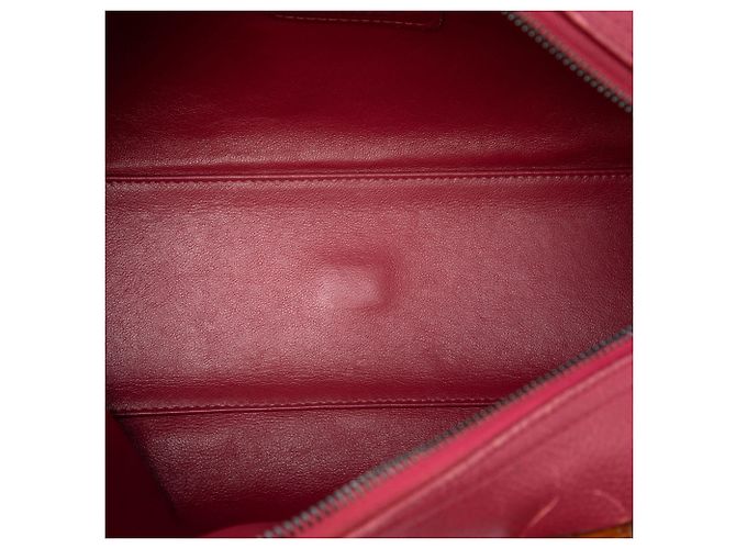 Borsa Bowler Chanel in vitello matelassé rosa Small con logo - vista 4