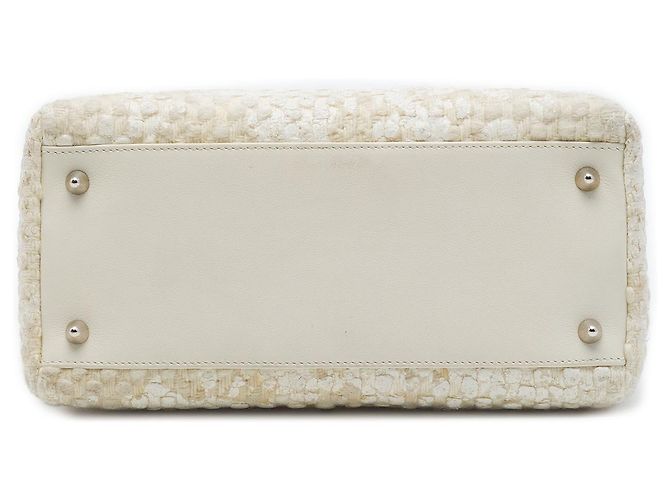 Autre Marque Dior Brown Medium Tweed Pearl Lady Dior Marrone Beige - vista 3