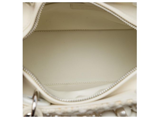 Autre Marque Dior Brown Medium Tweed Pearl Lady Dior Marrone Beige - vista 4