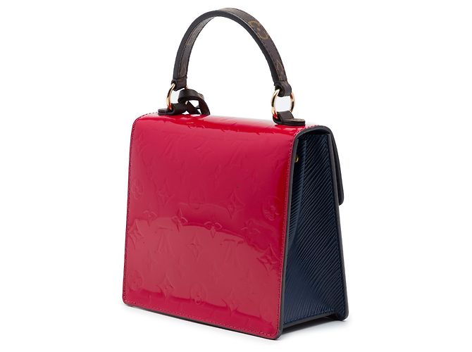 Louis Vuitton Red Monogram Vernis Spring Street Rosso - vista 2