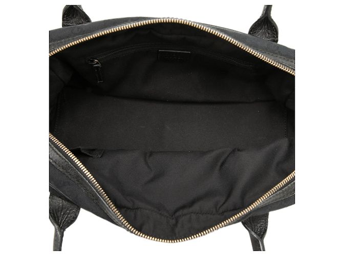 Borsa a tracolla Gucci Black GG Canvas Web Princy Nero - vista 4