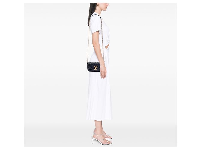 Pochette con catena New Wave Louis Vuitton Nera Nero - vista 6